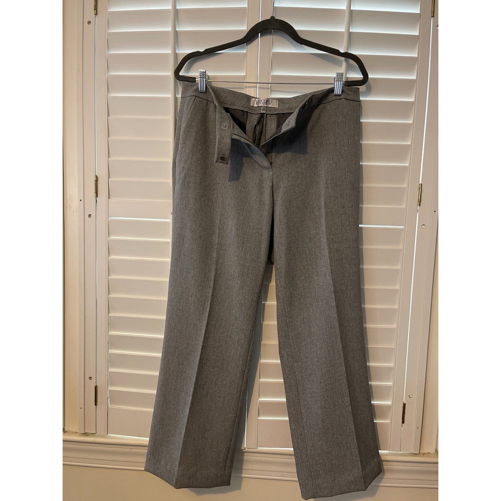 Kasper women suit pants size 10 gray